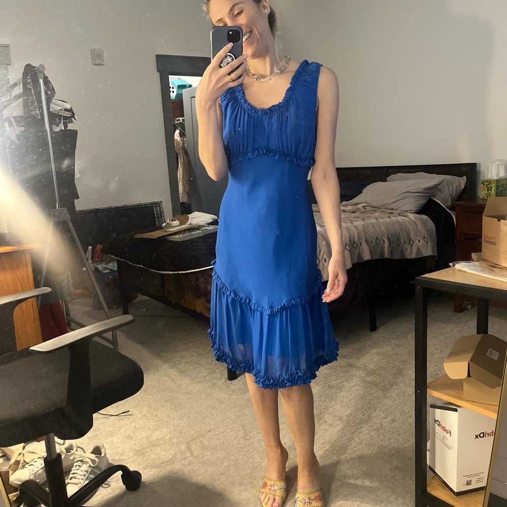 Vintage Betsey Johnson Silk Party Dress